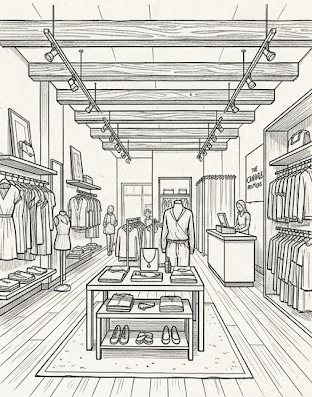 Store Concept Sketch